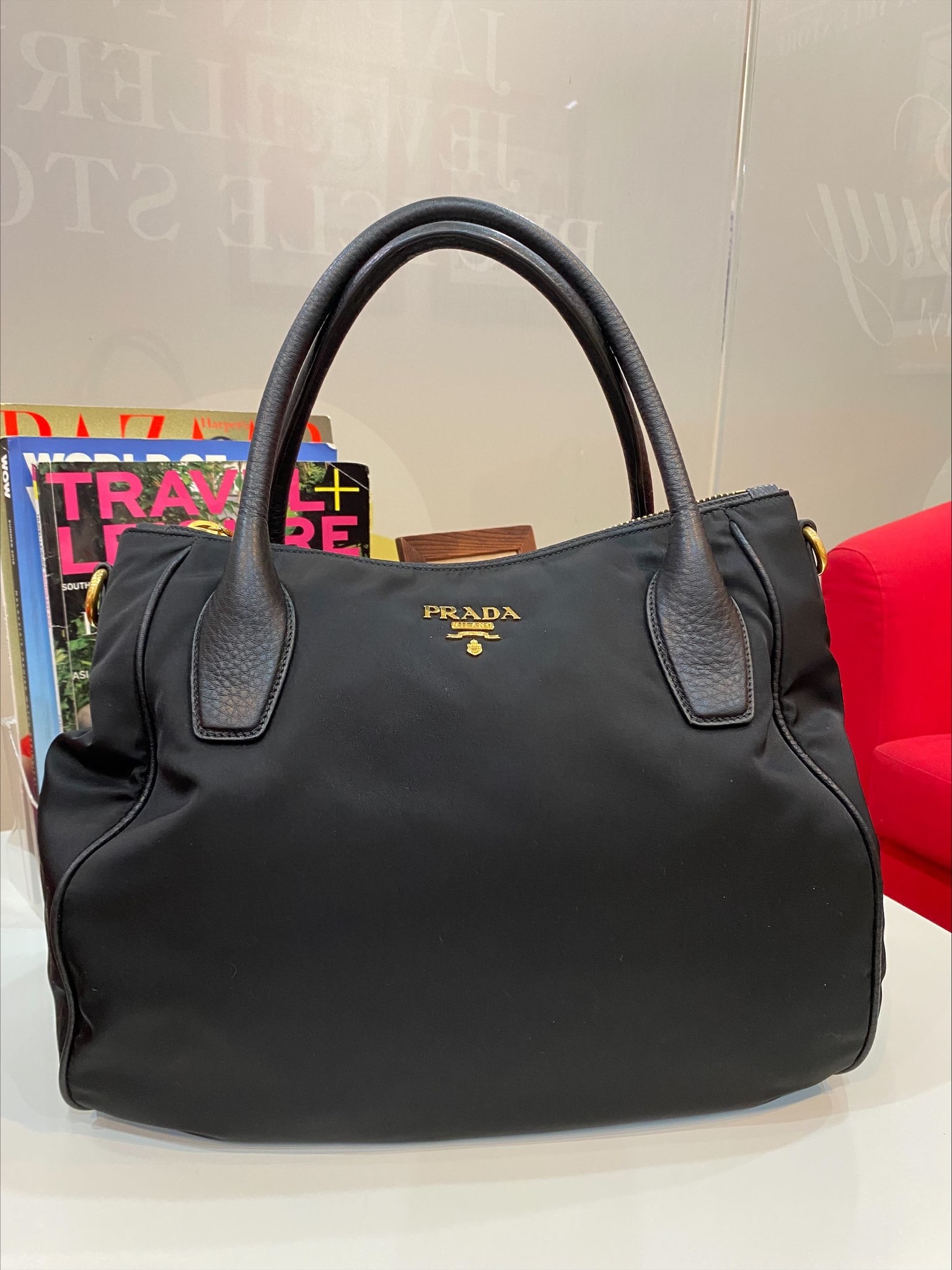 Prada black handbag